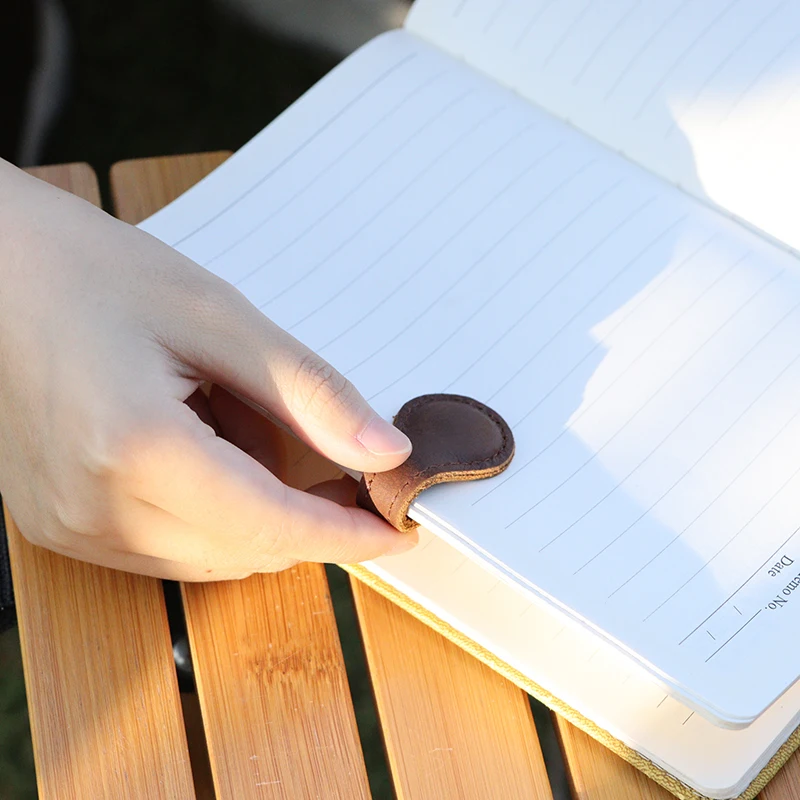 علامات مرجعية جلدية مغناطيسية ، شخصية ، علامات صفحة عتيقة للقراءة ، مشبك علامة كتاب مريح ، ملحقات
