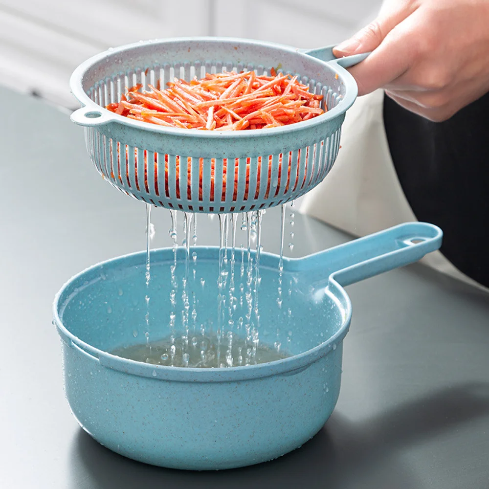 قطاعة خضروات متعددة الوظائف لمستلزمات المطبخ، قطاعة تقطيع البطاطس، آلة كشط وتقطيع منزلية #2