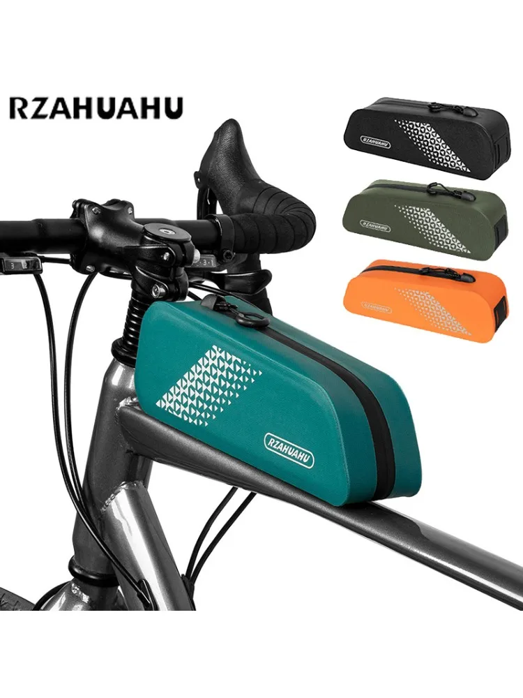 AliExpress NONE Bicycle Top Tube Bag with Bolt Mounted & Strap Aerodynamic Low Drag Bag for Triathlon Gravel Mtb Road Bike Waterproof Bike Pouch