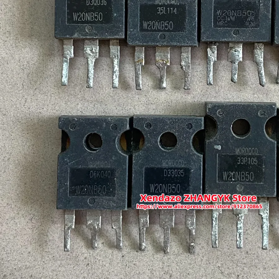 10pcs/lot W20NB50 STW20NB50 20N50 500V 20A TO-247