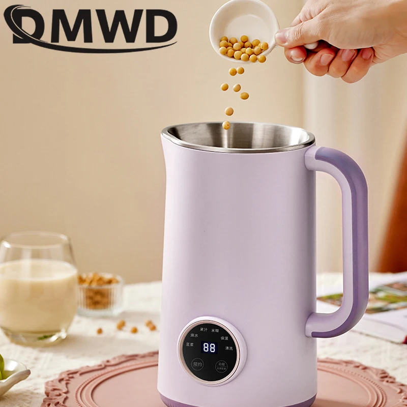 1.6L Soymilk Maker Intelligent Blender Electric Juicer Multifunction Breakfast Supplement Machine Soya Bean Milk Filter-free