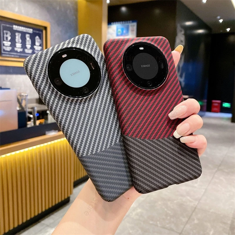 

For Magsafe Carbon Fiber Phone Case For Huawei Mate 80 Pro Max Magnetic PC Tough Cover For HUAWEI Mate 70 60 Pro Max 50 Pro Capa