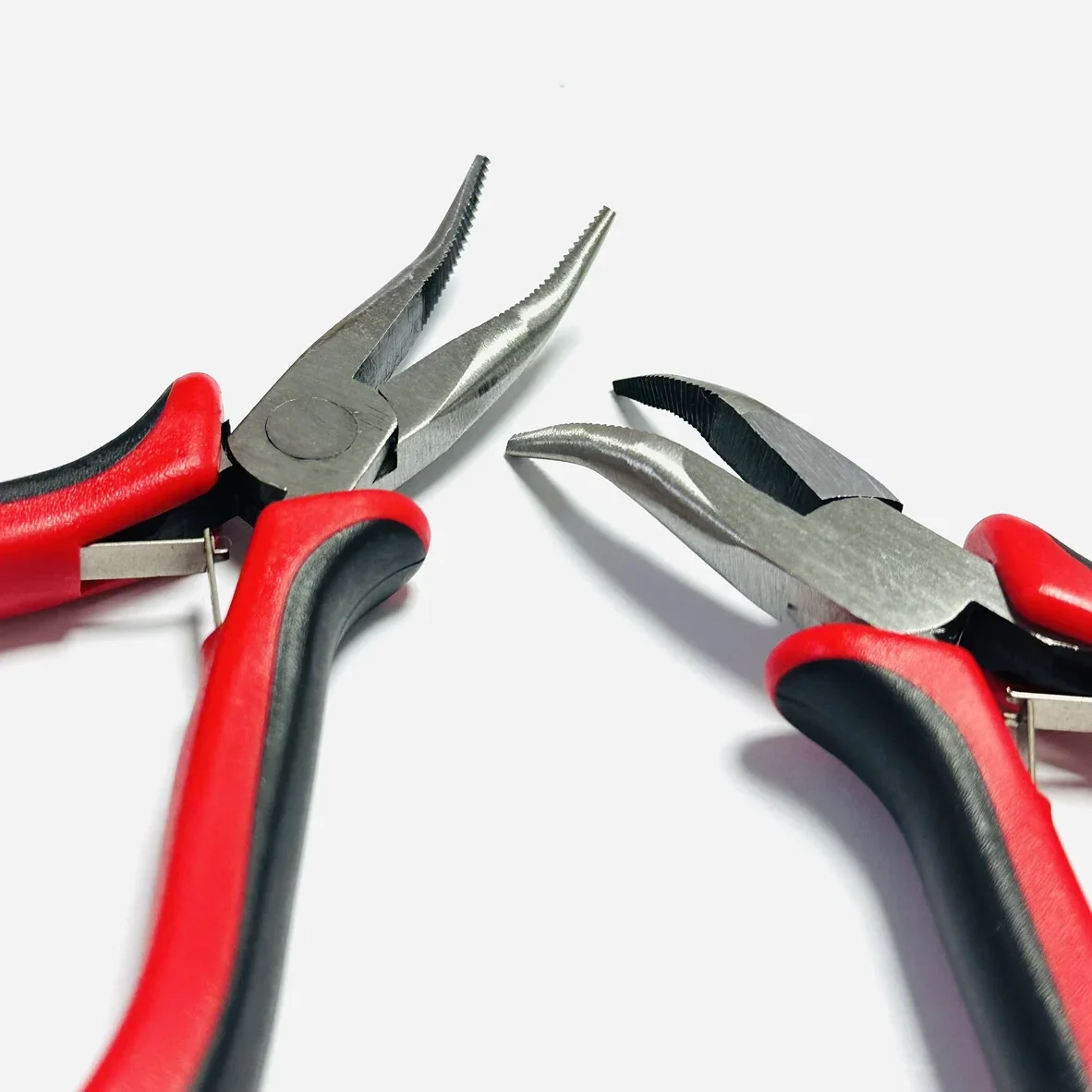 

1Pc 4.9Inches Small Bent Nose Plier Hair Extension Plier For Beading Micro Ring Hair Extensions Accessories Tools