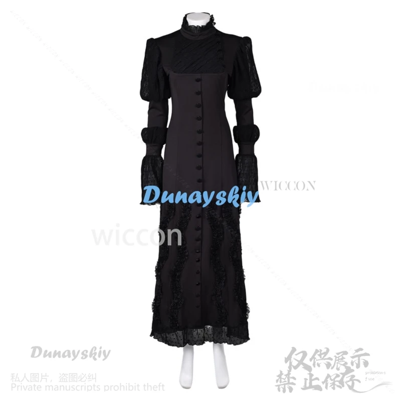 Elphaba Wicked Cosplay Costume For Girls Woman Goth Lolita Dress Skirt Wigs Cos Witch For Halloween Christmas Party Customized