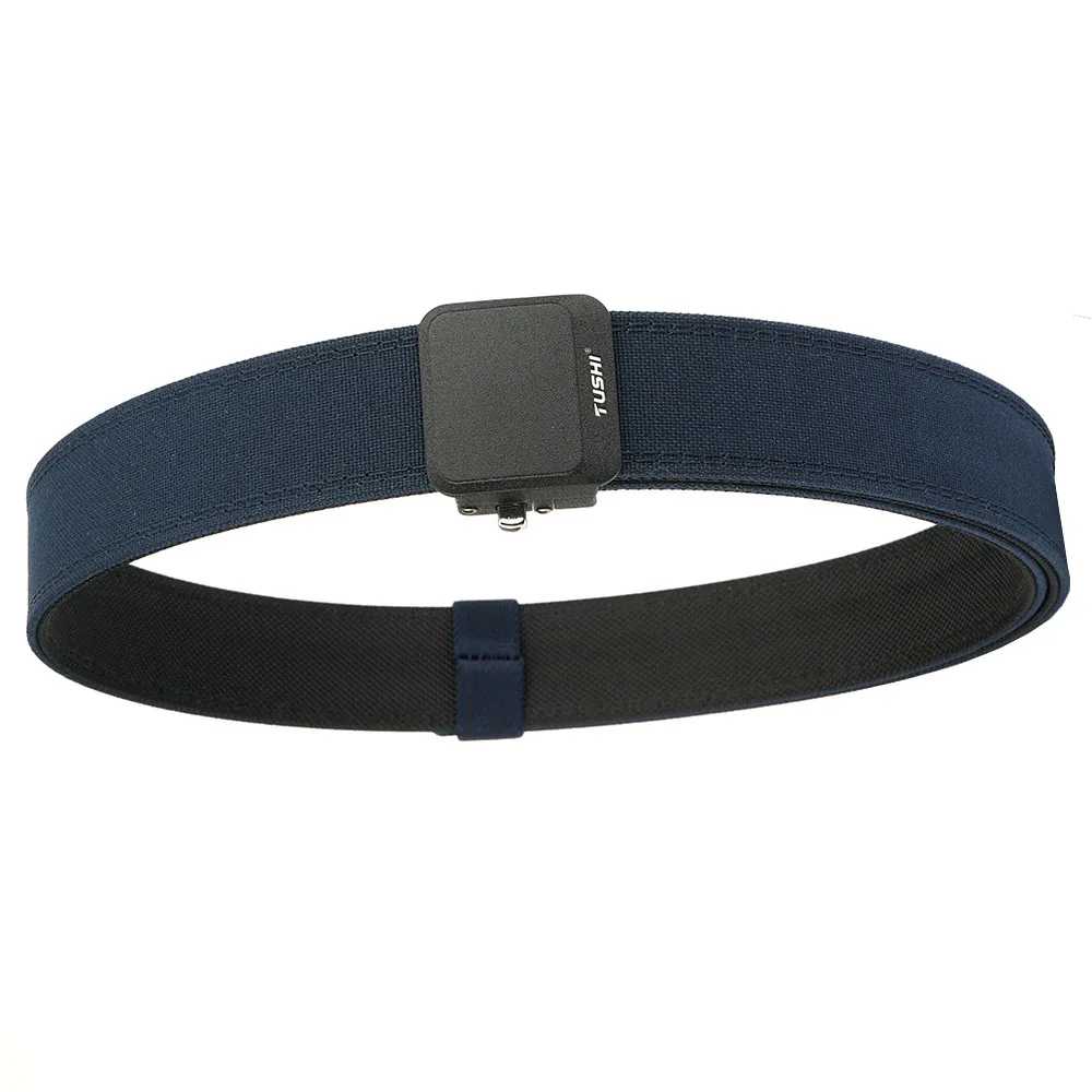 TUSHI Nylon-Hartgürtel für Herren, automatische Metallschnalle, Outdoor-EDC-IPSC-Zubehör, große Größe 120–150 cm, Militärgürtel – Detail 17