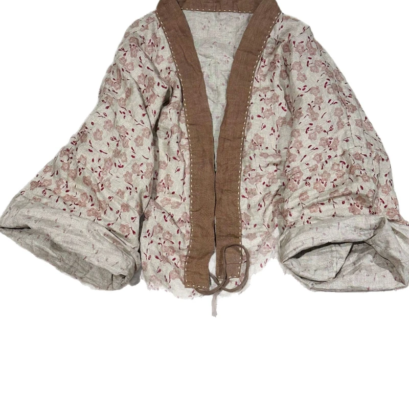 

New Autumn Loose Japanese Fashion Kimono Style Streetwear Cardigan Elegant Female Robe Women Top Yukata Camisas De Mujer