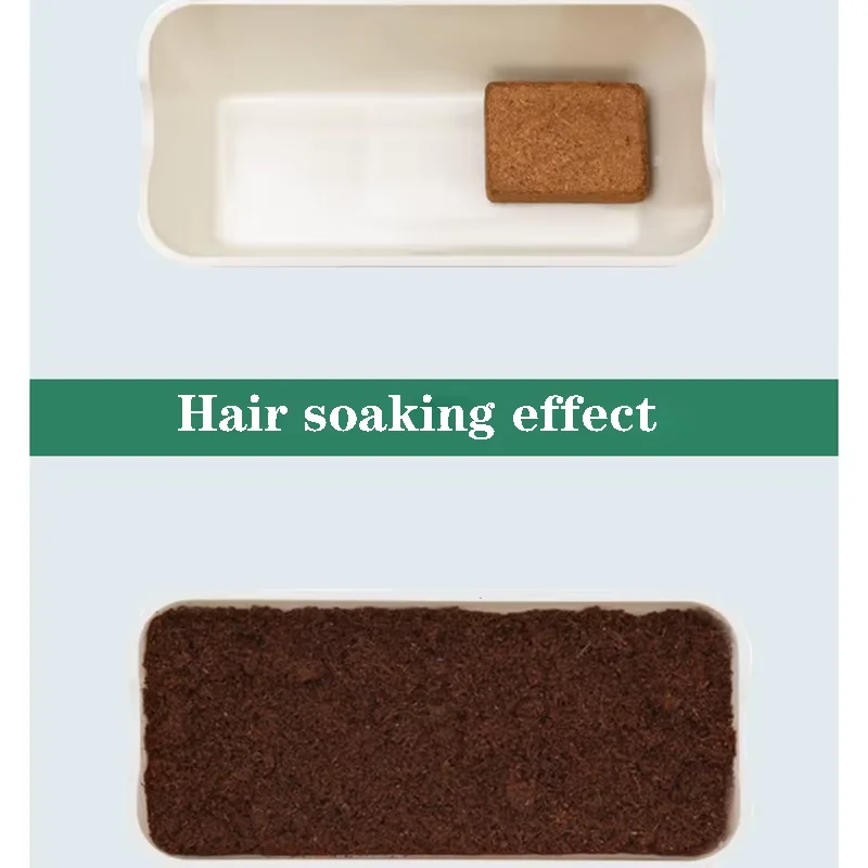 جوز الهند النقي المضغوط، كتل مغذيات التربة لزراعة الخضروات العصارية المتوسطة لخضروات الحديقة #5