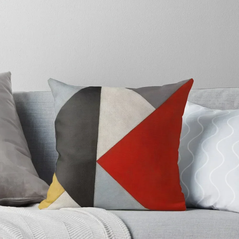 Counter Composition XIII (High Resolution), van Doesburg Throw Pillow Pillow Cases Pillows Aesthetic pillow