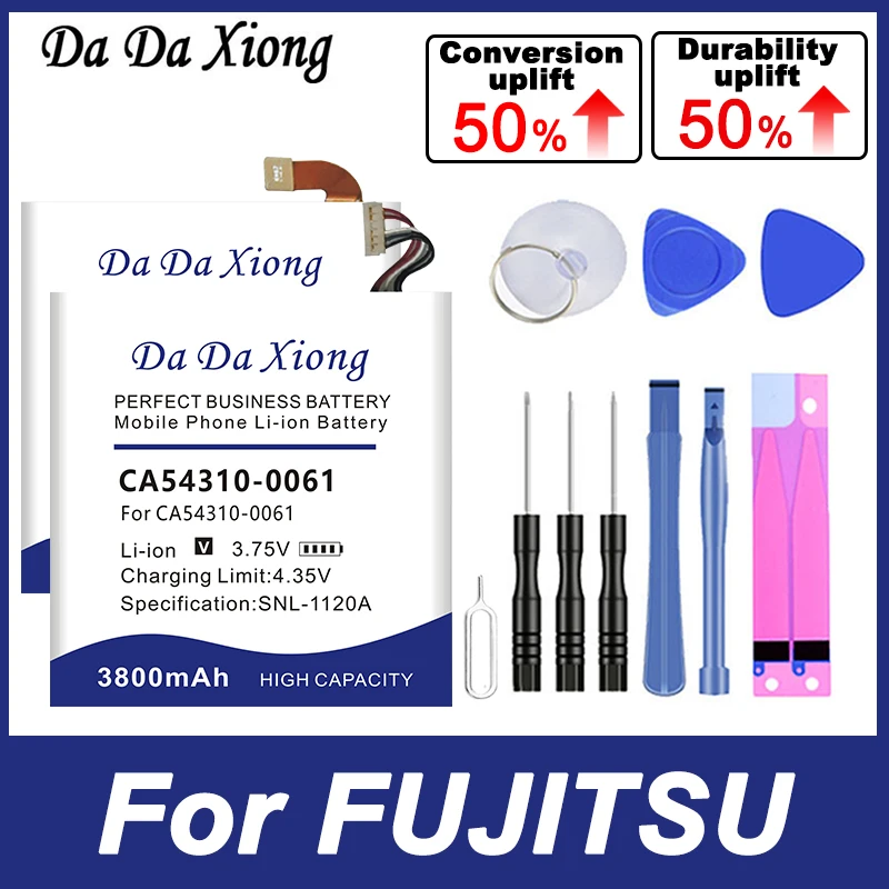 

DaDaXiong 2024 New High Quality CA54310-0057 CA54310-0061 Battery For FUJITSU CA54310-0057 CA54310-0061 + Tools