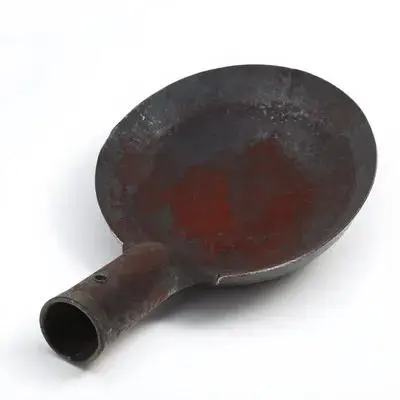 

Large Iron Ladle Dredging Scoop Heavy Duty Cleaning Drain Mud Removal Gardening Beach Sand Sifting Durable Ergonomic Handle