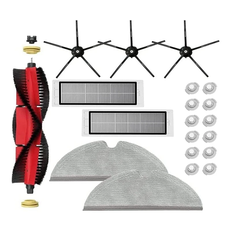 Roller Brush Side Brush Hepa Filter For Roborock S5 S502-00 S502-02 S5 Max S6 S6 Maxv S6 Pure Vacuum Cleaner Parts Kit