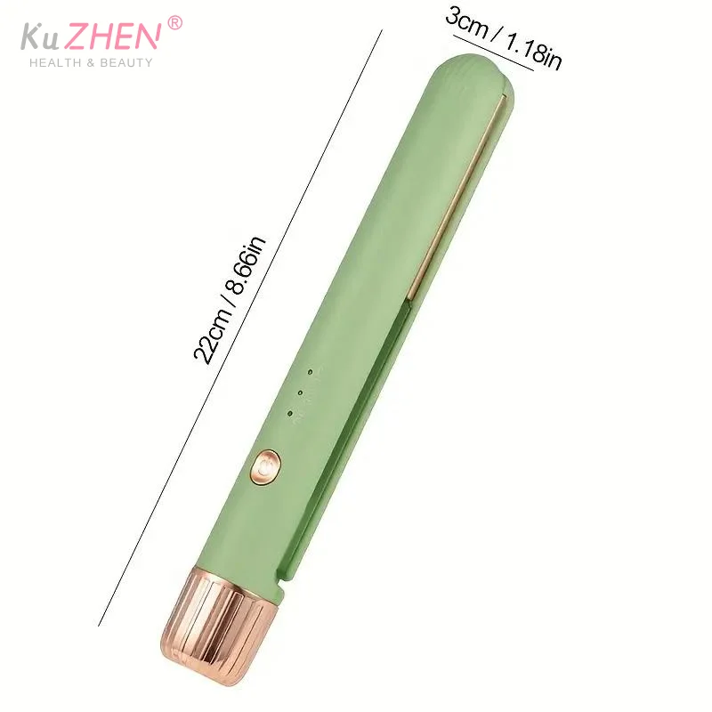 220 فولت مكواة تجعيد الشعر المحمولة الصغيرة المشبك الاستخدام المزدوج استقامة وتجعيدها طالب عنبر ودية اكسسوارات صالون الشعر