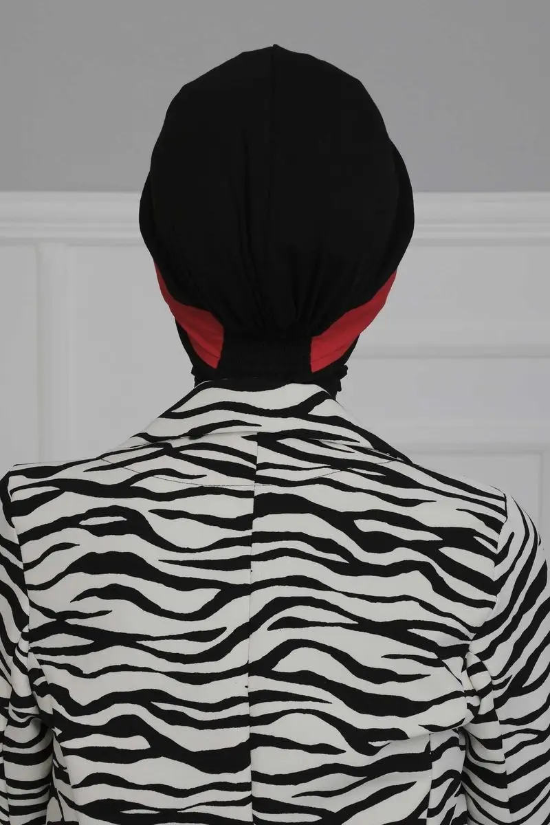 Doppel farbe gekämmte Knochen schwarz