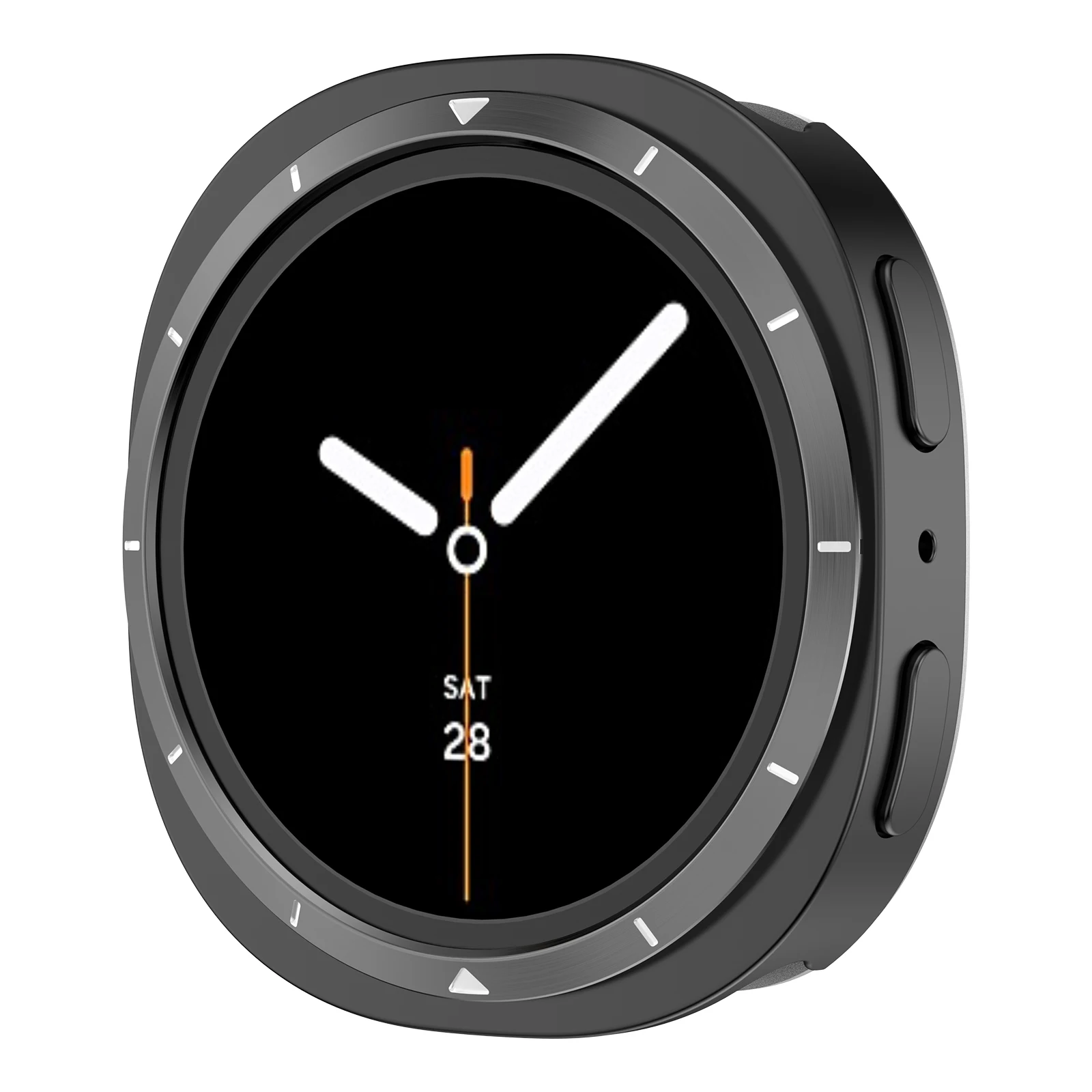 Edelstahl-Metallgehäuse für Samsung Galaxy Watch 8 9 44 mm 40 mm Schutzhülle Robuste Stoßfängerschale Galaxy Watch 8 Protector