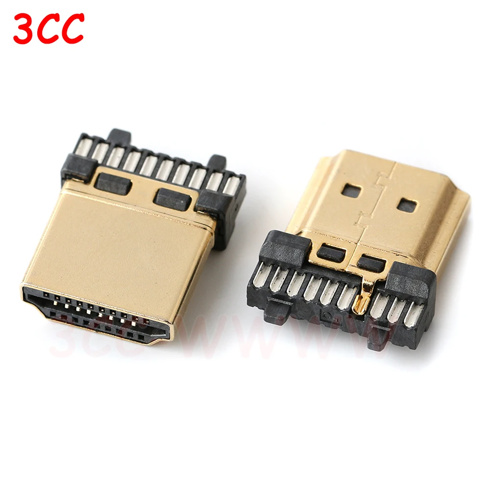 5 stücke HDMI HD Interface Connector SMD 19 Pin 19 P 20P Vertikale HDMI Männlich Weiblich Steckdose Oberfläche hügel PCB Receptacle Reparatur