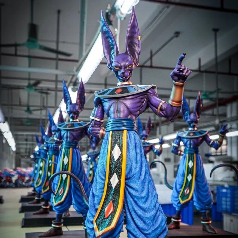 

Dragon Ball Jt Statue Brother 2% Destruction God Bilus Handmade Statue Anime Model Ornament High Quality Fully Painted Handmade