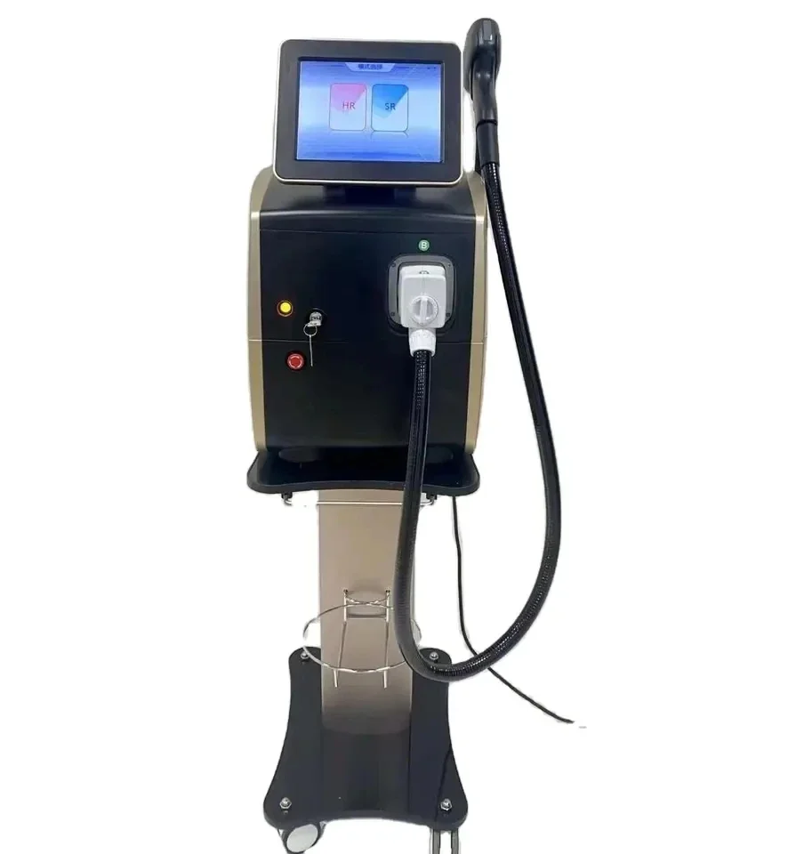 2024 professional diode ice titanium laser body hair removal machine 808 755 Alexandrite device 4-wave IPL