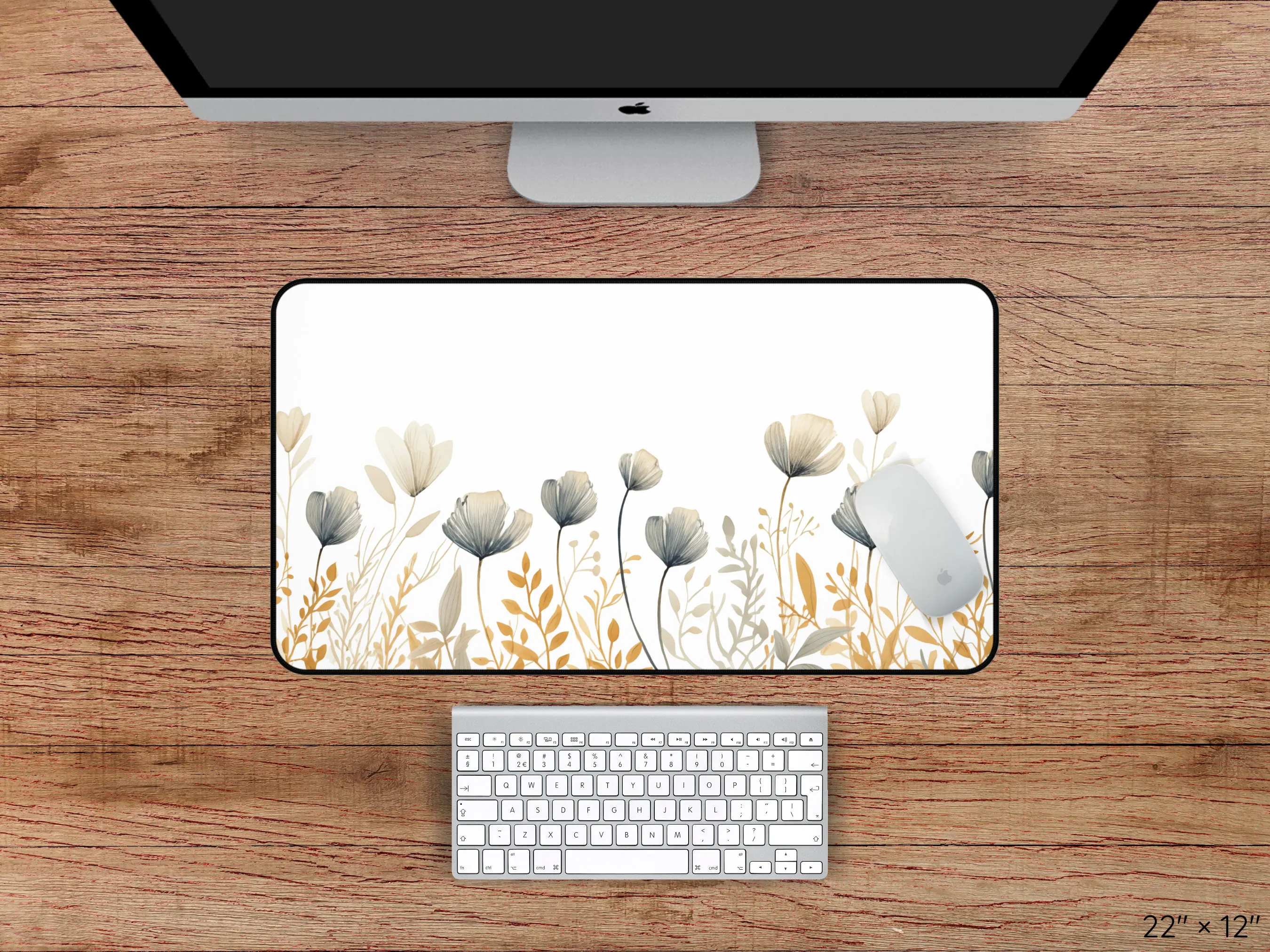 New-style Plant-themed Desk Mat, Non-slip and Waterproof Gaming Mouse Pad,gaming Desk Decoration Mat,a Perfect Gift for Friends.