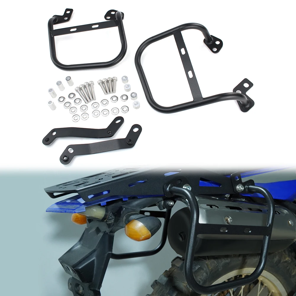 Motorcycle Side Rack Saddle Bag Support Bar Mount Brackets Fit For Yamaha SEROW 250 2005-2023 XT250 2008-2023 XT250X 2006-2024