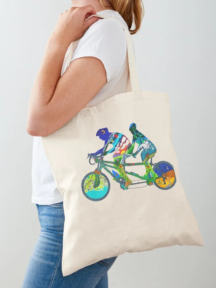 Tandem Adventures Classic Tote Bag bags for women custom fabric bag Reusable bags