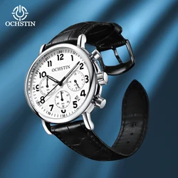 OCHSTIN New 2024 Navigator Series Personalized Trendy Style Multi functional Quartz Movement Men's Quartz Watch