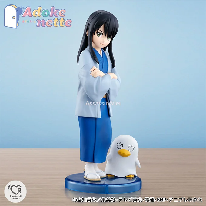 Genuine BANDAI Rowtashii Noise Adokenette Sakata Gintoki & Katsura Kotarou (Gintama) Excellent Anime Figure Nice Model Toys