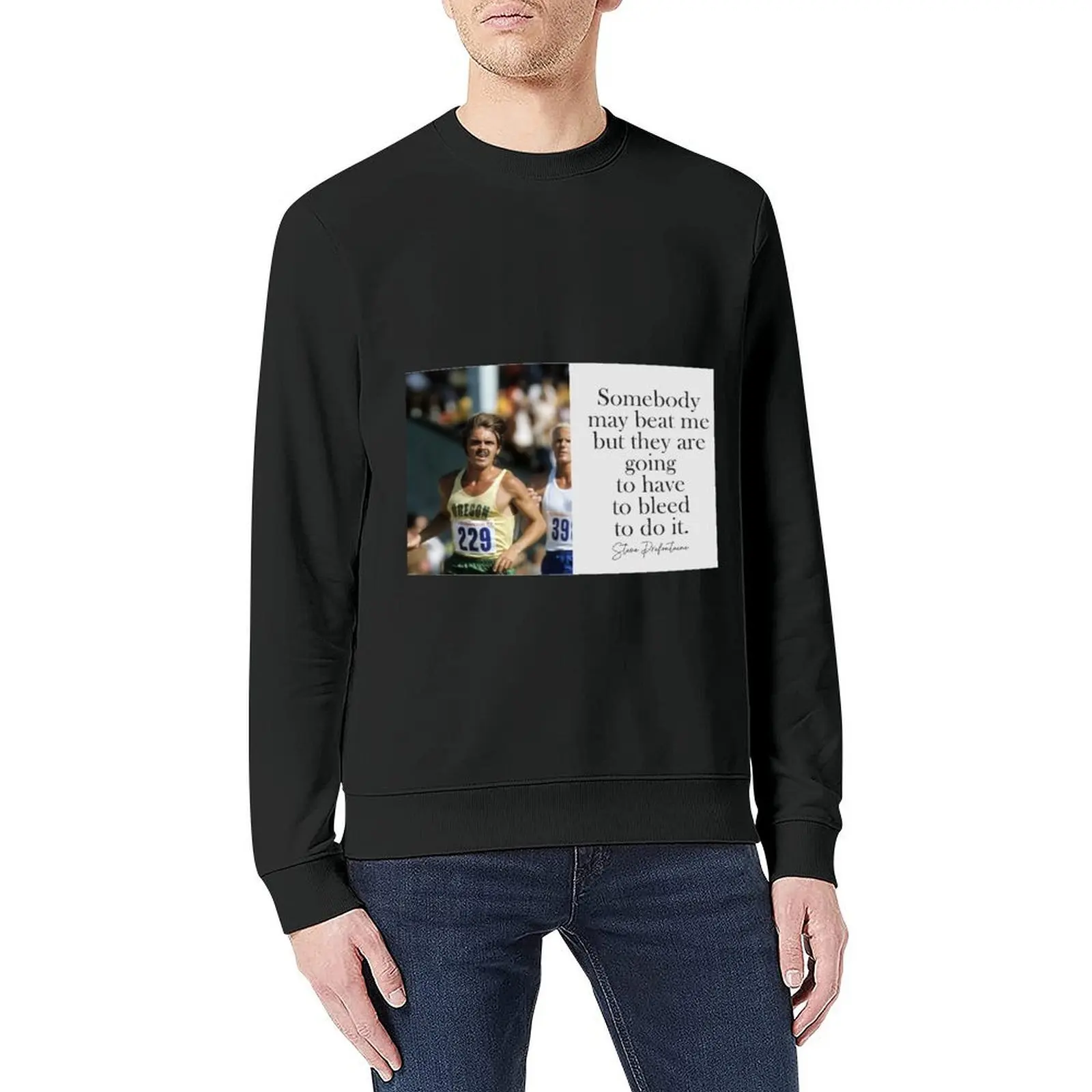 Citazione Steve Prefontaine Pullover abbigliamento da uomo tuta abbigliamento estetico abbigliamento da uomo felpe da uomo