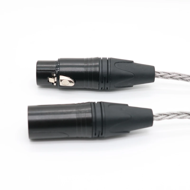 Imagem -06 - Fidelidade Xlr Cabo Alta Pureza 8-core Grafeno Xlr Macho para Fêmea Cabo de Áudio para Microfone Mixer Ivipq53 Alta