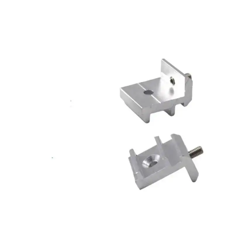 2PCS European Standard 20 30 40 Aluminum Profile Layer Side Fixing Parts Storage Rack Groove Ocean Board Bracket