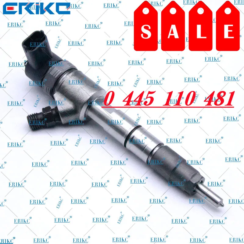 ERIKC 0445110481 Fuel Injector Manufacturer 0445 110 481 Car Parts Common Rail Diesel Injector Nozzle 0 445 110 481 Injection