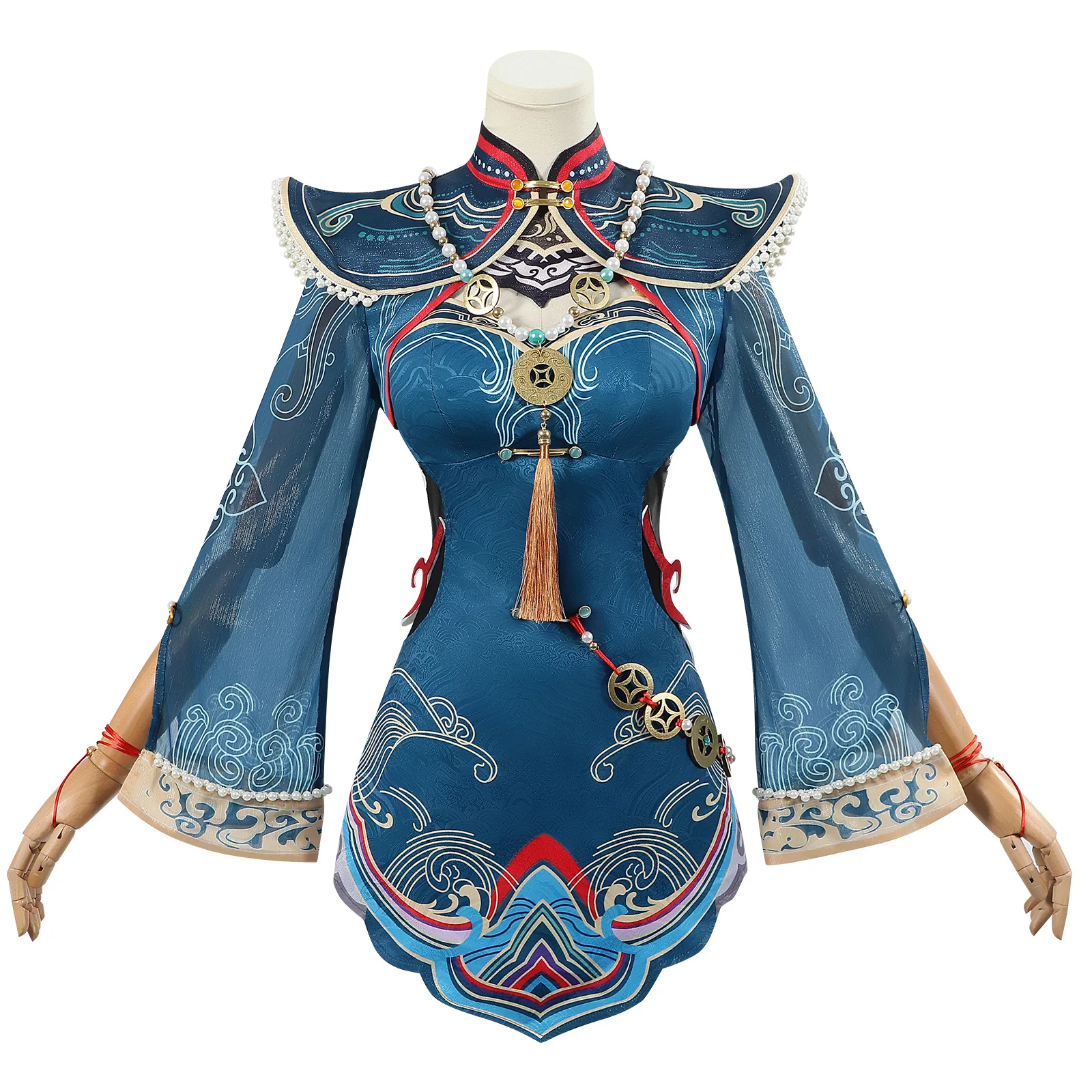 Tessa NARAKA:BLADEPOINT Cosplay Corpse Ink Backless Dress Sets Women Plus Size