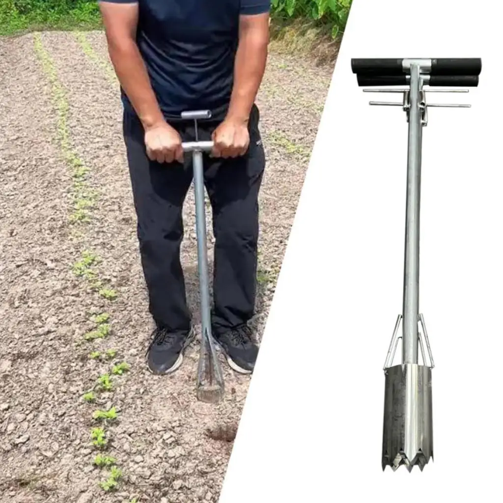 

Lawn Plug Garden Tool Soil Sampler Accessories Multipurpose Nonslip Manual Transplanter Bulb Planter for Lawn Digging