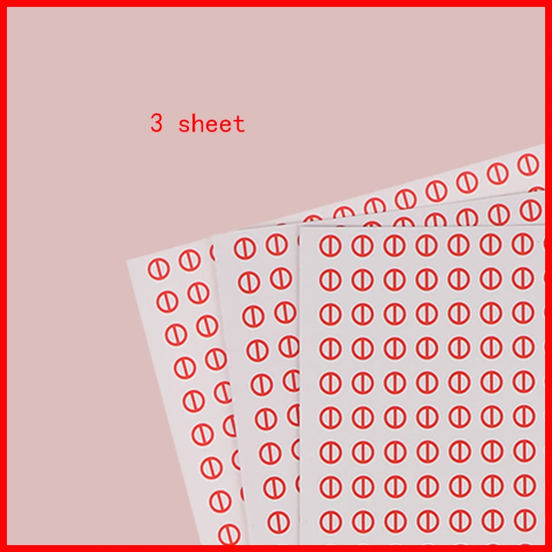 3 Sheets Computer Screw Seal Stickers, Eggshell Fragile Labels, Warranty Void Labels