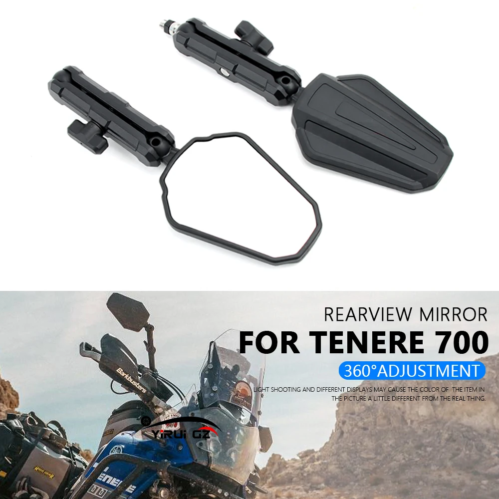 

For YAMAHA TENERE 700 Tenere700 Motorcycle Westwind Rearview Mirror Adventure ADV Foldable Mirrors For xt660z xt1200 Tracer 9 GT