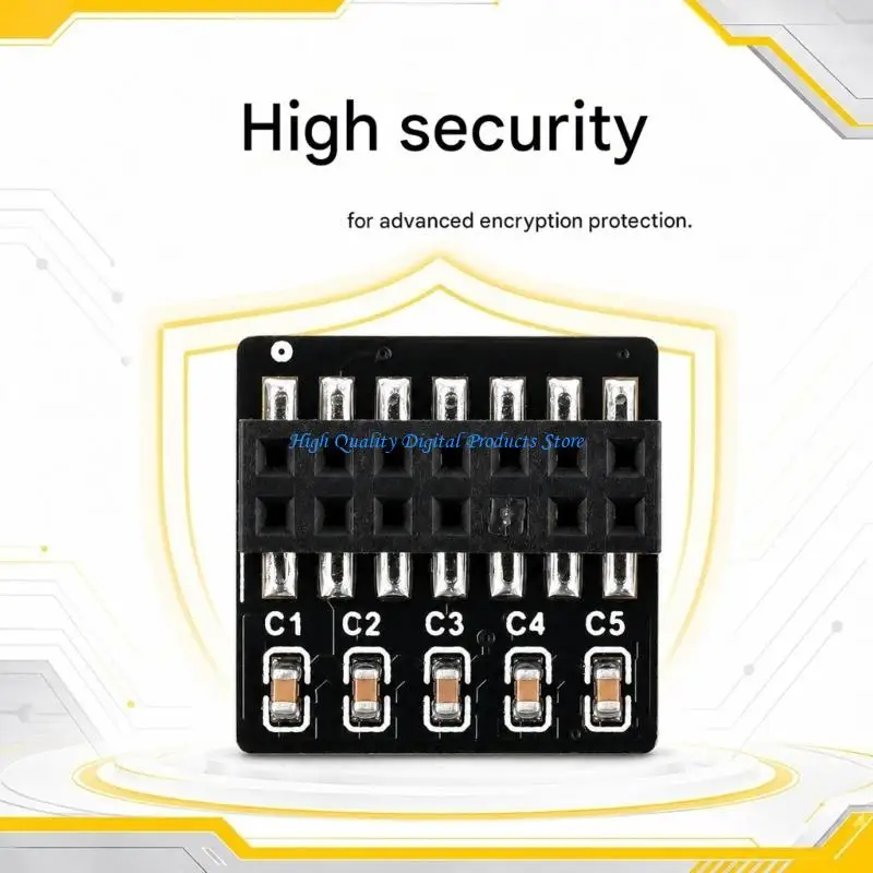 u2je-tpm20-desktop-security-header-module-with-14-pin-lpc-add-on-board-card