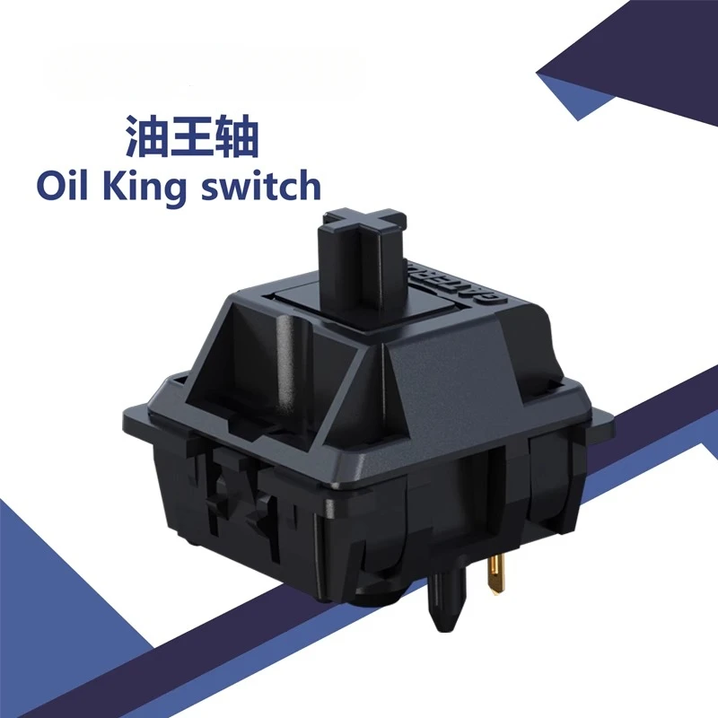 Oil King Axis Self-moistening Linear Feel 55gf Mechanical Keyboard Switch 5pin