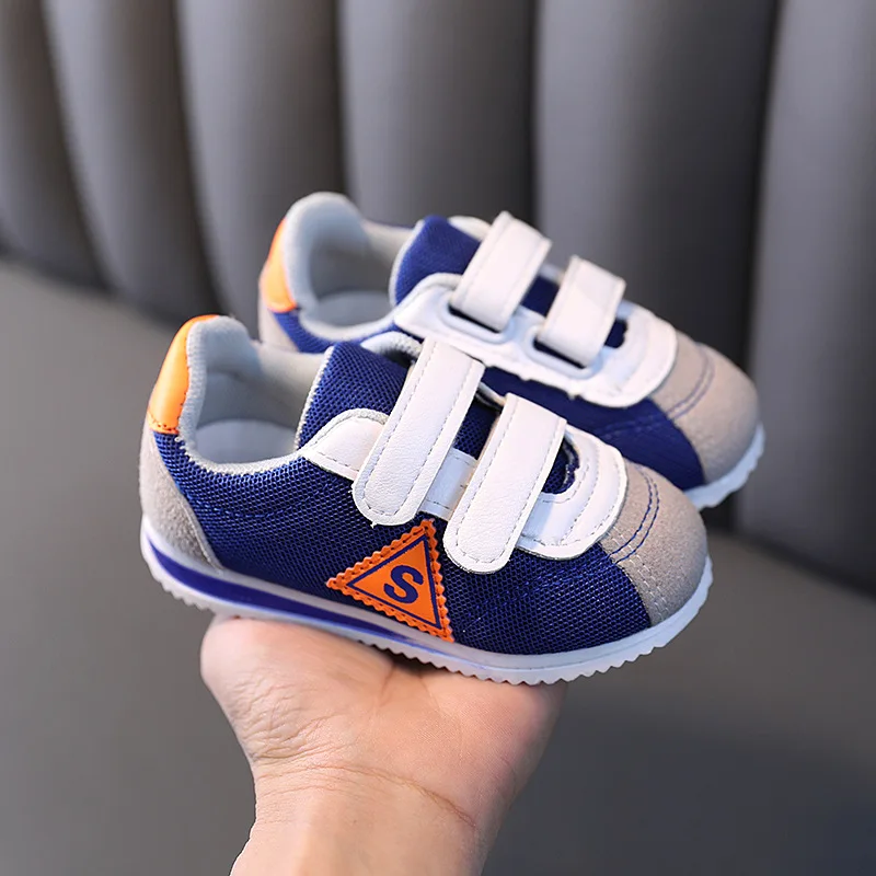 кроссовки детские Kid Casual Shoes 2023 Spring New Boy Fashion Sports Shoes Soft Sole Baby Shoes Breathable Girl Shoe Kid Shoes