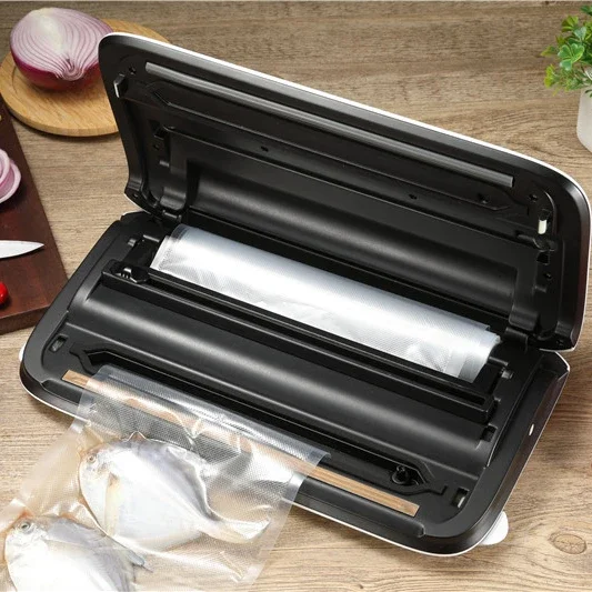 Best Home Business Small Food Vacuum Sealer System Storage Saver Bags, Food Storage Kitchen Sealing Machine For Sale