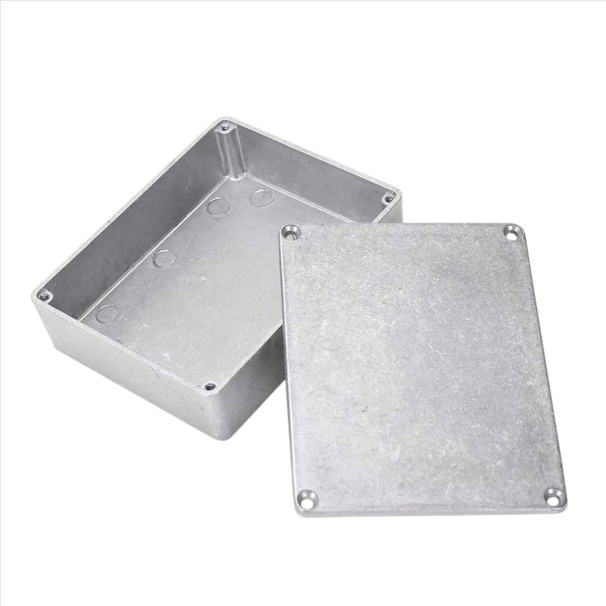 TUREBG 2 Pc Guitar Effects Pedal Aluminum Stomp Box Enclosure for DIY Guitar Pedal Kit 1590BB