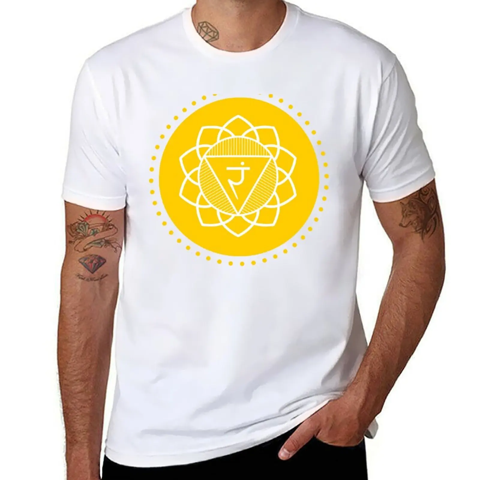 

Manipura chakra T-Shirt t shirts for man cotton man t shirt graphic T-Shirt