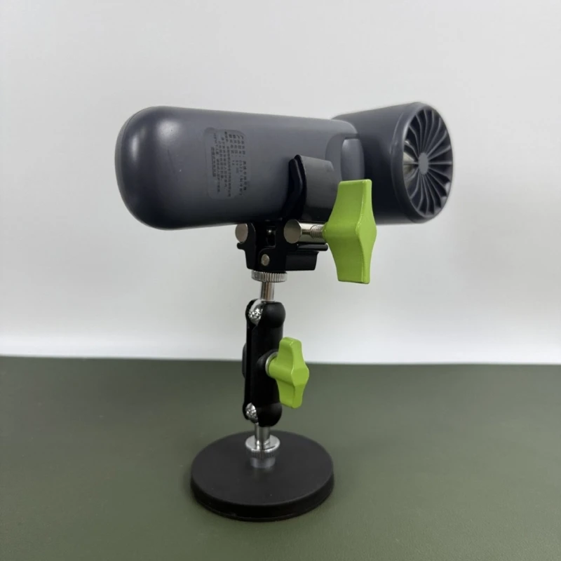Clamp Mount for Microphones Small Devices, Articulated Metal Arm with Locking Knob for Metal Surfaces, Tubes K1KF