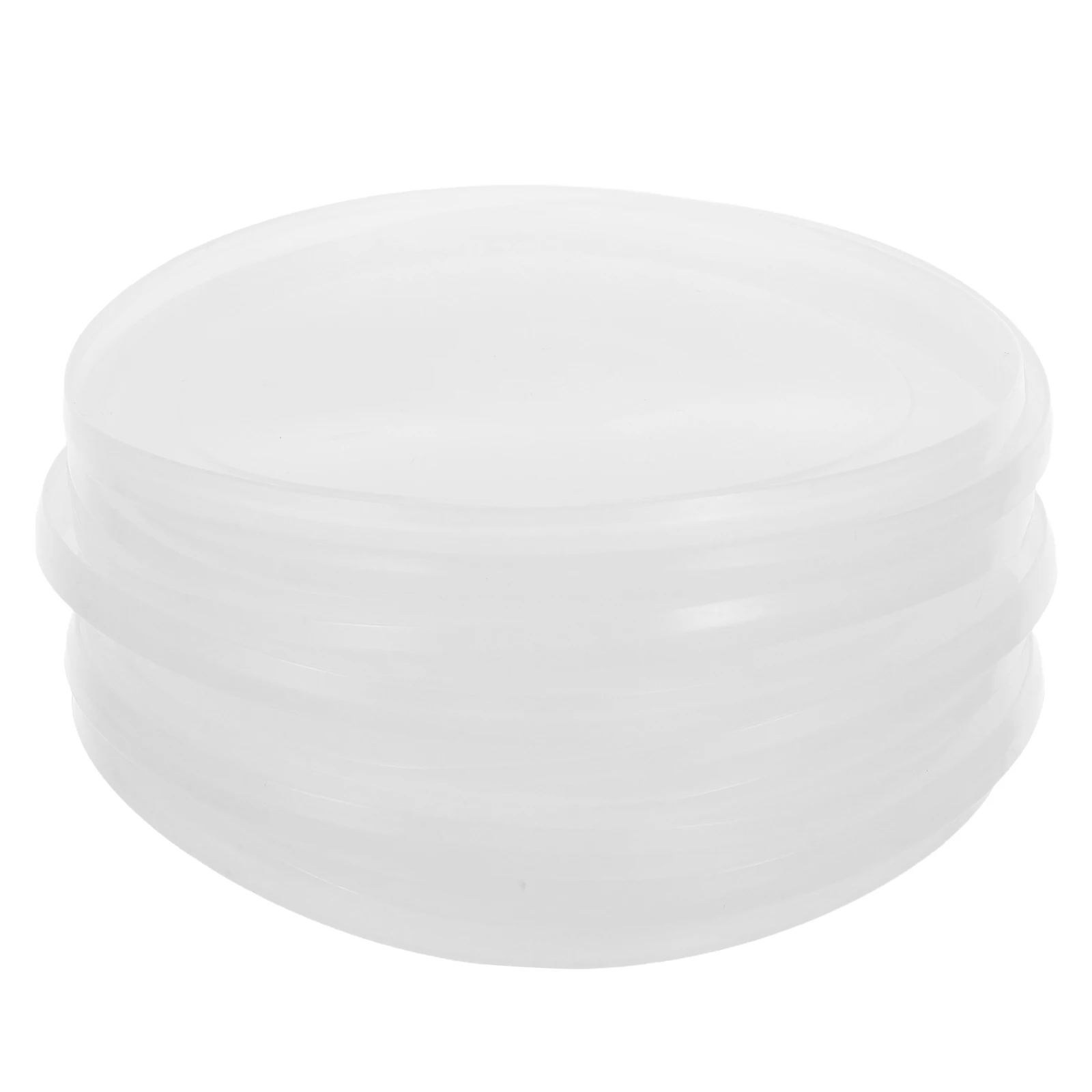

10pcs Sealed Food Jar Lid Round Airtight Can Plastic Cap Covers for Container Dustproof Storage Tin Lids Compatibility