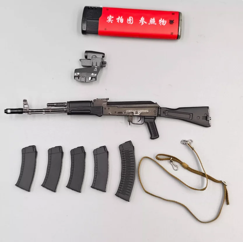 1/6 DAMTOY DAM 78086 Figurka akcji lalki żołnierza Główna broń Zabawki Model AK74 Nieprawdziwy materiał PVC dla 12-calowej figurki lalki do kolekcjonowania