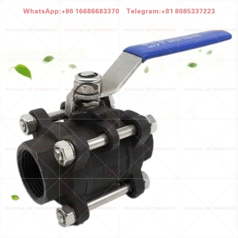 welding ball valve Q61F Q11F- 16/25/40/64C  cast steel carbon steel three-piece internal thread buckle