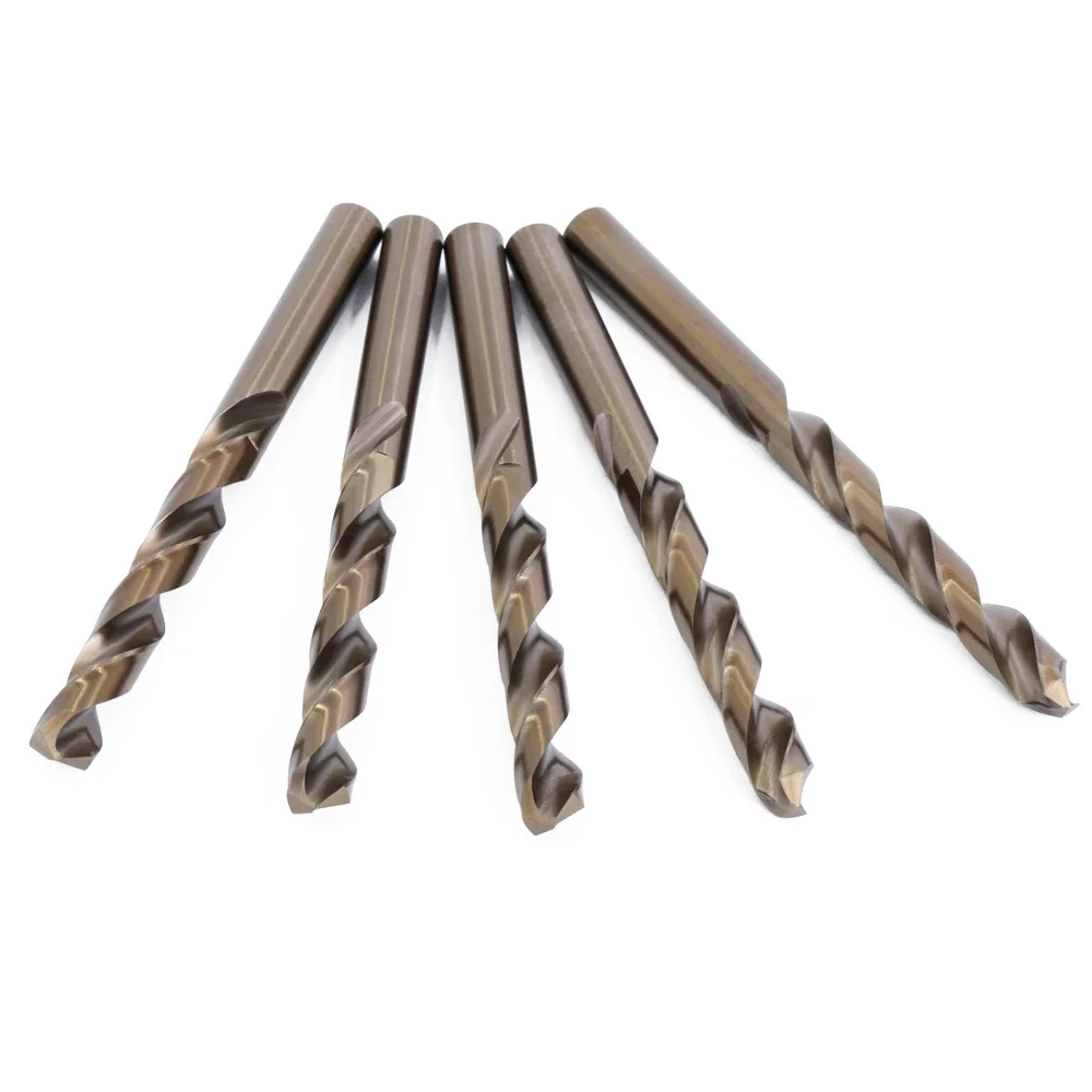 LAVIE HSS M35 Kobalt-Spiralbohrer 8,5mm-13mm, Vollgeschliffener Superharter Hochgeschwindigkeitsstahl-Set für Holz, Metall, Edelstahl – Detail 3