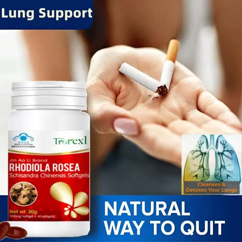 Lung Cleanse & Detox Pills Support Bronchial & Respiratory Health Quit Smoking Aid Asthma Relief Altitude Sickness Supplements