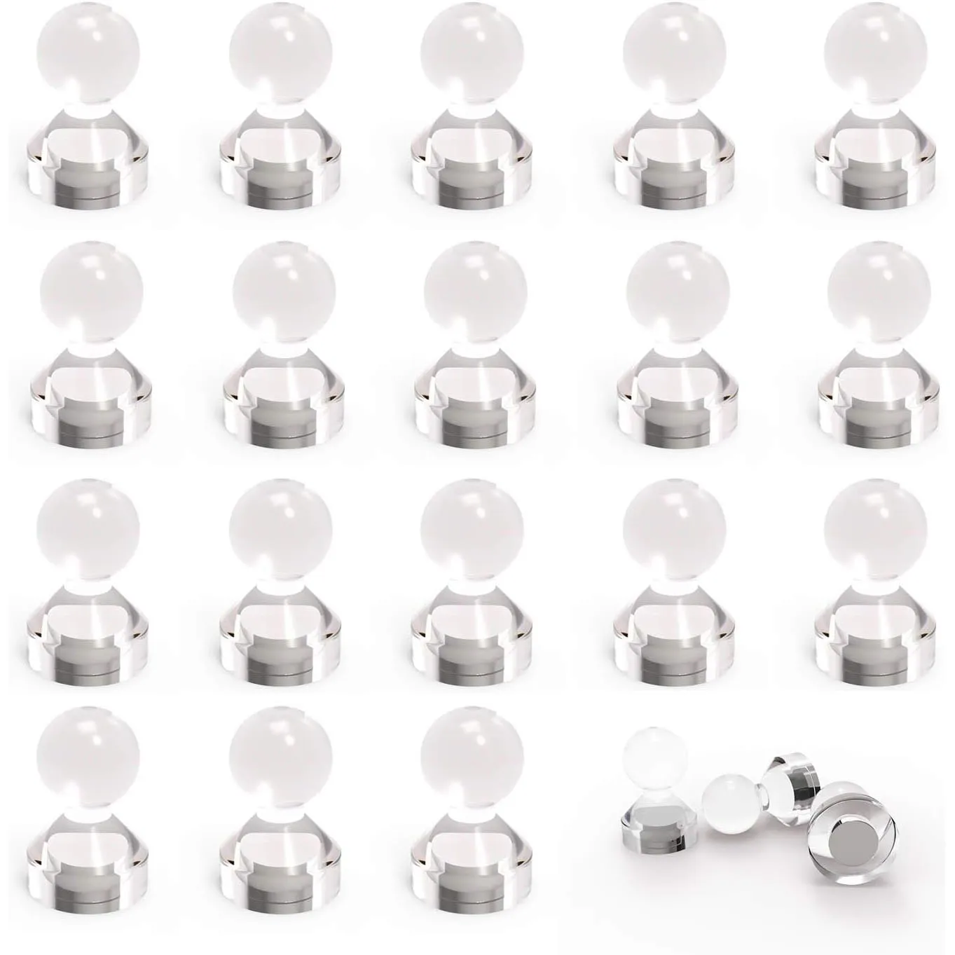 Magnetic Push Pins Strong Push Pin Magnets for Refrigerators Whiteboards Calendars Maps in School & Office