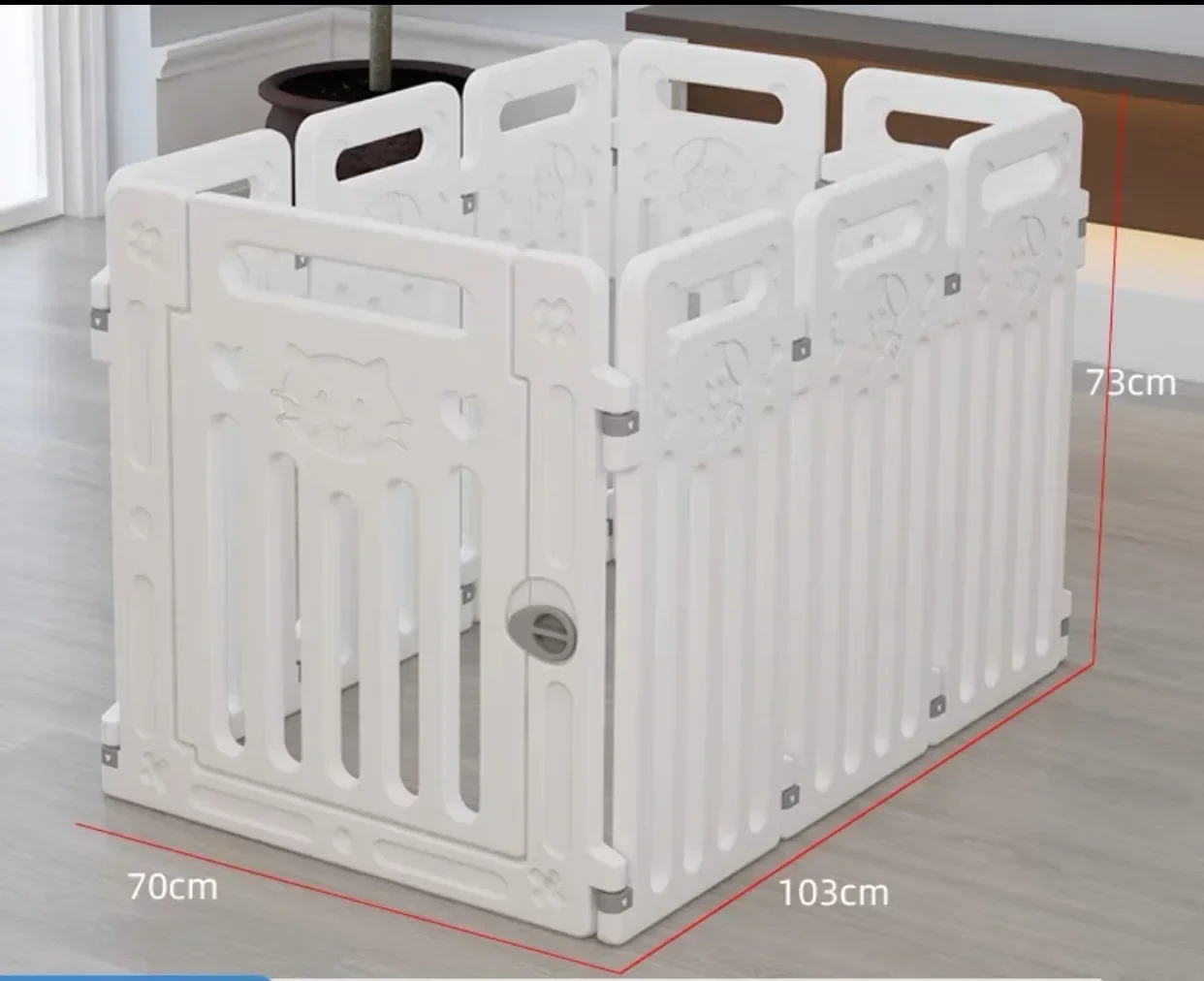 Pet fence dog fence fence cage indoor plastic eco-friendly dog cage