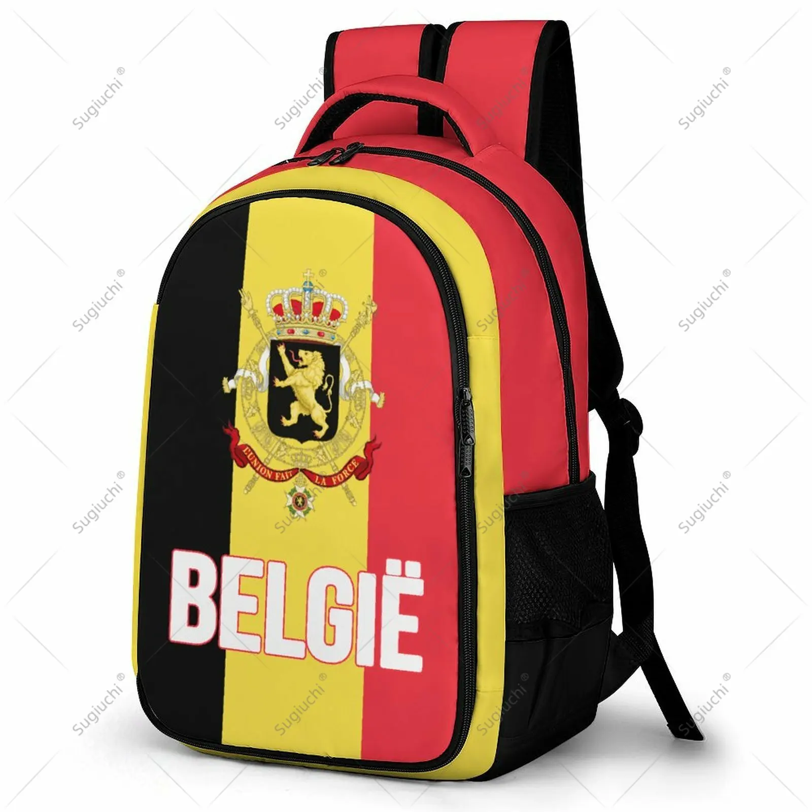 

Backpack Belgie Belgium Flag Student Schoolbag Smart Business Travel Leisure Backpack Laptop Back Pack Office Work Bag