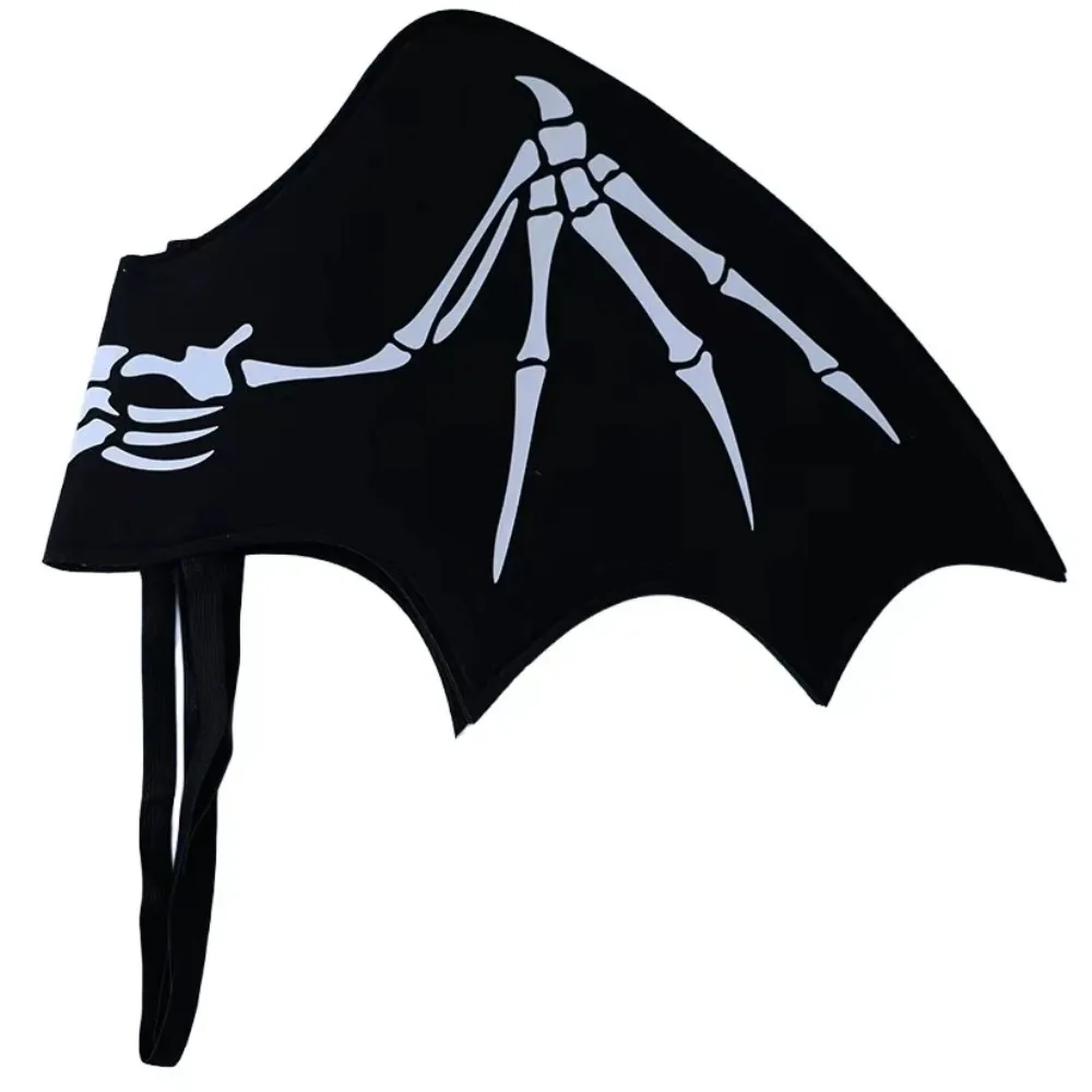 어린이 성인 해골 코스프레 날개 할로윈 소녀 소년 남성 여성 장갑 날개 재미있는 드레스업